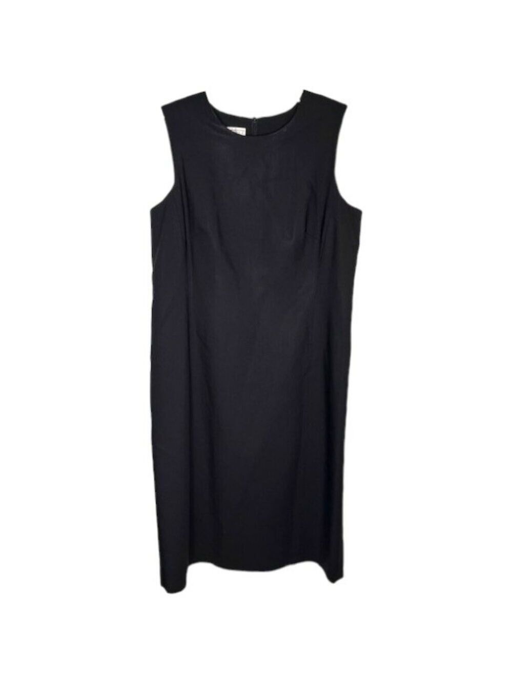 Talbots Collection All-Season Italian Wool Crepe Sheath Dress - Black - 12